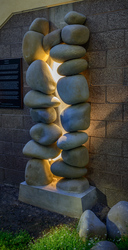 Raising Stone Sculpture