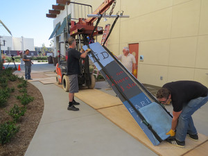 CHARTING A COURSE KINETIC MURAL INSTALL