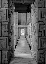 Ennis House Loggia (Hallway) • HABS