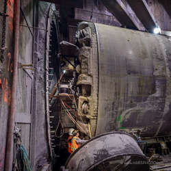 HARRIET TBM CUTTER HEAD INSPECTION