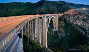 Bixby Creek Bridge At Sunset