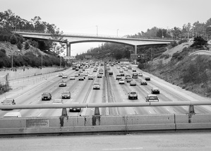 Mulholland Bridge Across 405 Freeway