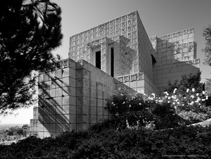 Ennis House West Exterior • HABS