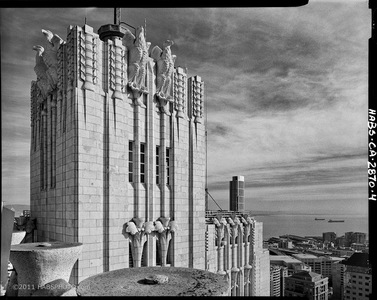 Pacific Telephone Building Tower • HABS Photograph